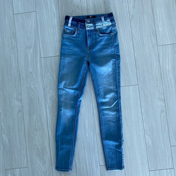 NWOT 7 For All Mankind 2-Tone Jeans - Picture 4 of 6